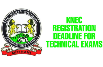 TVET KNEC Registration Deadline Closes soon TVET KNEC Registration Deadline Closes soon